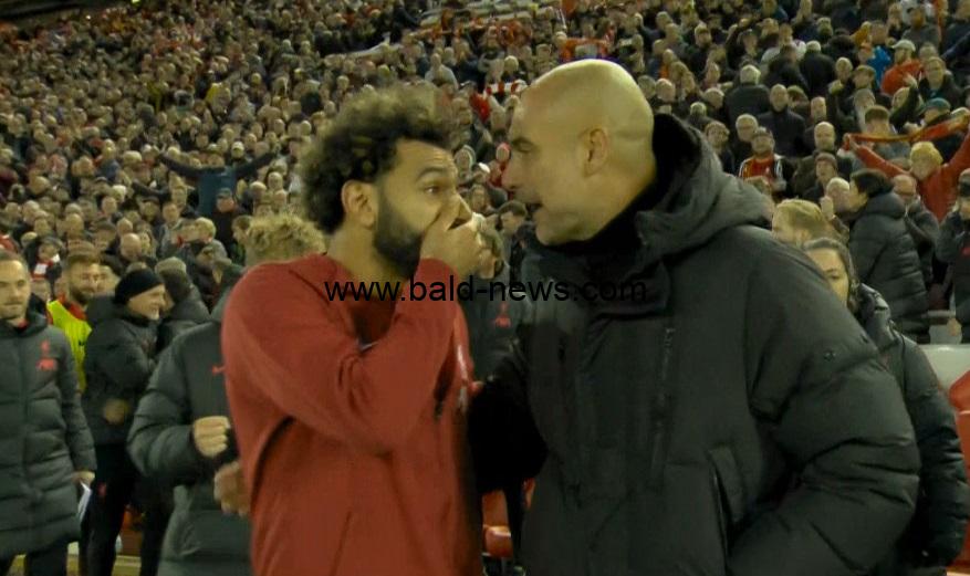 ماذا دار في حوار محمد صلاح وجوارديولا؟.. تهنئة وجدل حول هدف ملغي