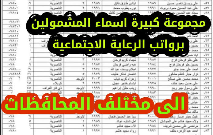 رابط موقع منصة مظلتي أسماء المشمولين في الرعاية الاجتماعية 2023 الوجبة الأخيرة عبر موقع وزارة العمل والشؤون الاجتماعية