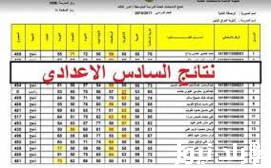 متاحة الان نتائج الدور الثالث للسادس الاعدادي 2023 عبر موقع نتائجنا الالكتروني results-mlazemna.com