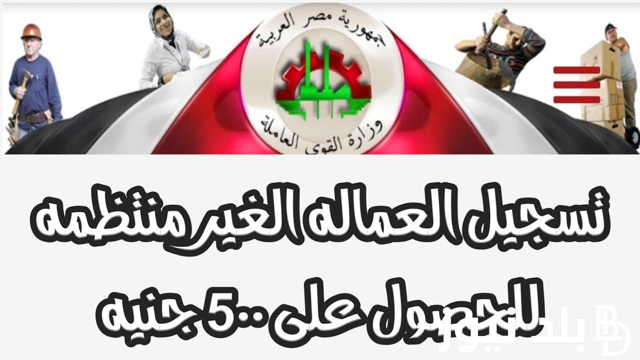 “افرح ياعم هتبسط ولادك” منحة العمالة الغير منتظمة 1000 جنيه وموعد الصرف للدفعة الثانية وفق بيان وزارة القوي العاملة