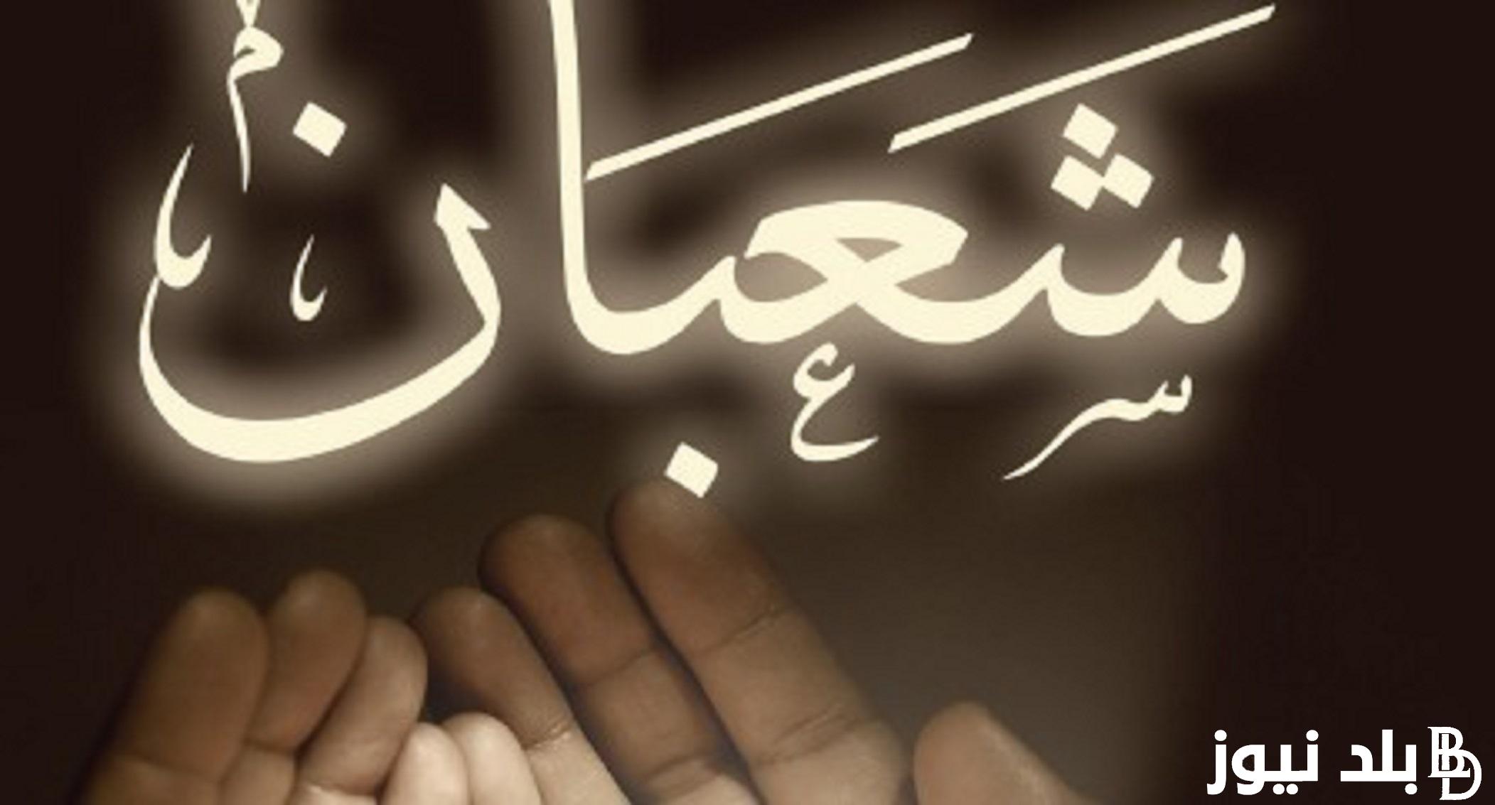 دعاء اخر شهر شعبان 1445/2024هـ “اللهم في آخر شهر شعبان لا تدع لنا ذنبا إلا غفرته”
