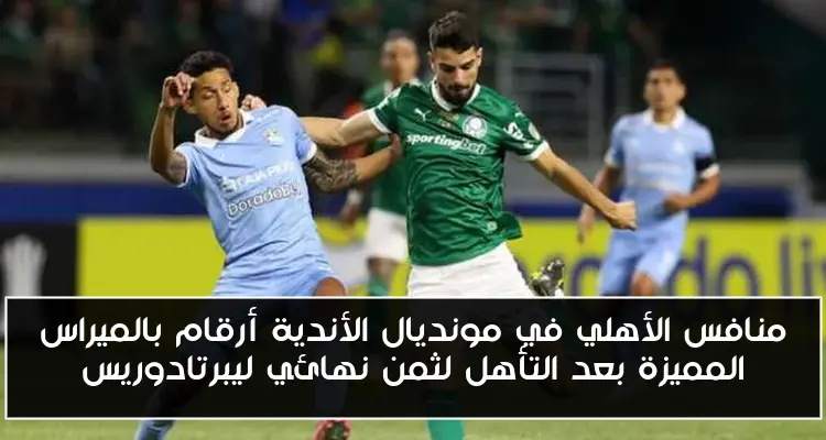 منافس الأهلي في مونديال الأندية أرقام بالميراس المميزة بعد التأهل لثمن نهائي ليبرتادوريس